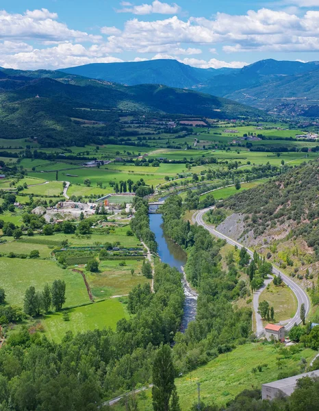 Alas Cerc Gmina Katalonii Prowincji Lleida Comarce Alt Urgell — Zdjęcie stockowe