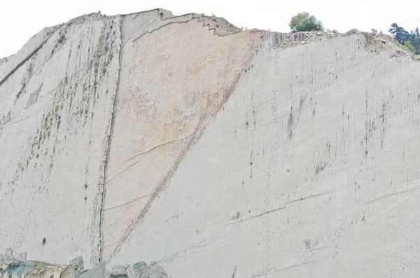 Dinosaurierspuren Der Mauer Von Cal Orko Sucre Bolivien — Stockfoto