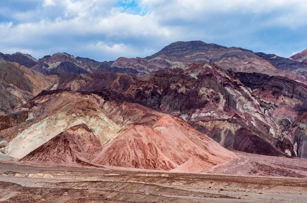 Paesaggio Montano Nella Valle Della Morte Colorful Artists Palette Drive — Foto Stock