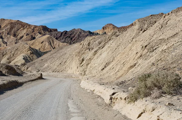 Mountain Road Death Valley California Usa — Stock fotografie