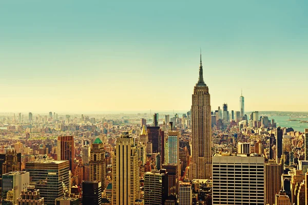 Nueva York Estados Unidos Octubre 2016 Nueva York Manhattan Skyline — Foto de Stock