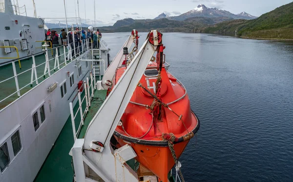 Patagonian Fjords Chile Ledna 2020 Navimag Trajekt Patagonian Fjordu Mezi — Stock fotografie