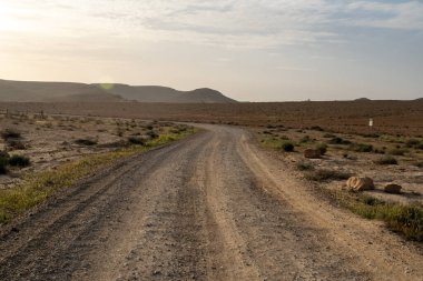 Makhtesh (krater) Ramon, İsrail 'in güneyindeki Negev Çölü' nde büyük bir erozyon sirkinin jeolojik yapısıdır.