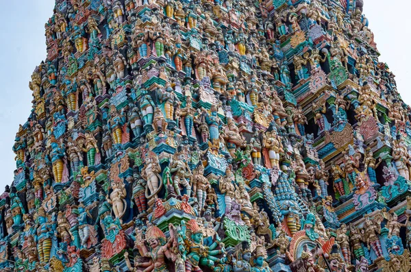 Soulagement Temple Menakshi Madurai Dans État Tamil Nadu Inde — Photo