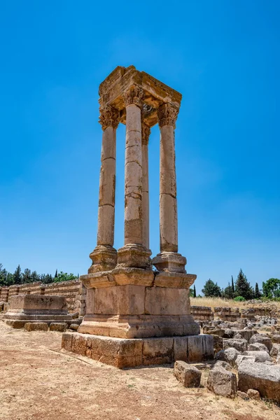黎巴嫩安贾尔市的古代遗址 — 图库照片