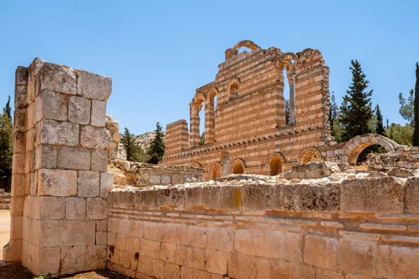 レバノンのAnjar市の万里の長城の古代遺跡 — ストック写真