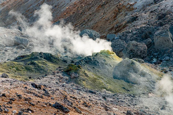 카르핀스키 화산의 파라마슈어 풍경입니다 러시아의 — 스톡 사진