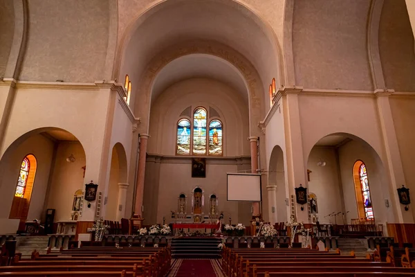 Bsharri Libanon Juni 2021 Innenausbau Der Kathedrale Saint Saba Bcharri — Stockfoto