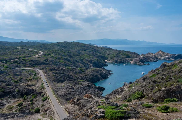 Wybrzeże Costa Brava Cap Creus Naturalnym Parku Północnej Części Costa — Zdjęcie stockowe