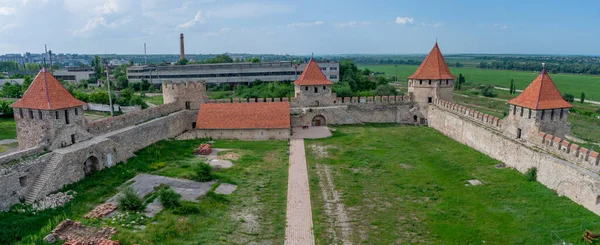 Régi Erőd Dnyeszter Folyón Bender Városban Transznisztriában Moldova Határain Belüli — Stock Fotó