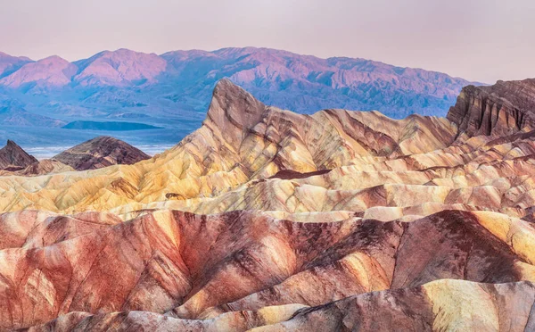 Zabriskie Point Στο Εθνικό Πάρκο Death Valley Στην Καλιφόρνια Ηπα — Φωτογραφία Αρχείου