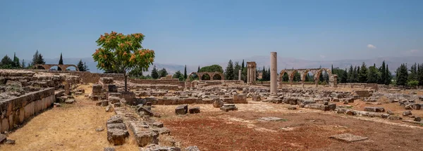 Antiguas Ruinas Ciudad Anjar Líbano — Foto de Stock