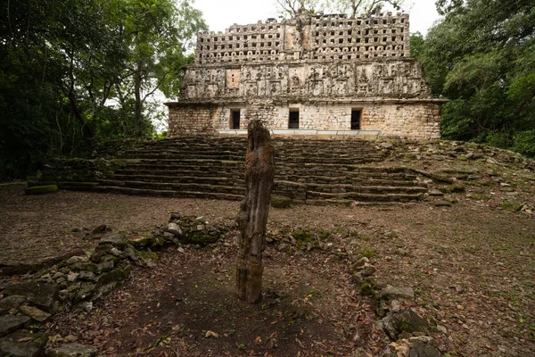 Yaxchilan Antik Maya Stad Belägen Stranden Floden Usumacinta Delstaten Chiapas — Stockfoto