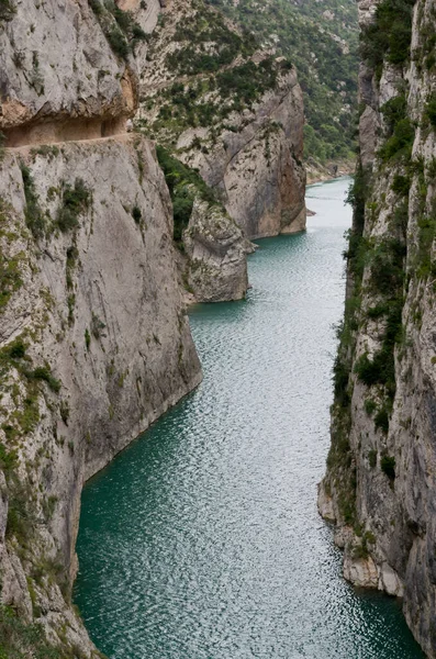 Paisaje Congost Mont Rebei España —  Fotos de Stock