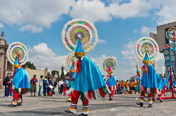 Ciudad México México Diciembre 2016 Fiesta Virgen Guadalupe Con Una — Foto de Stock