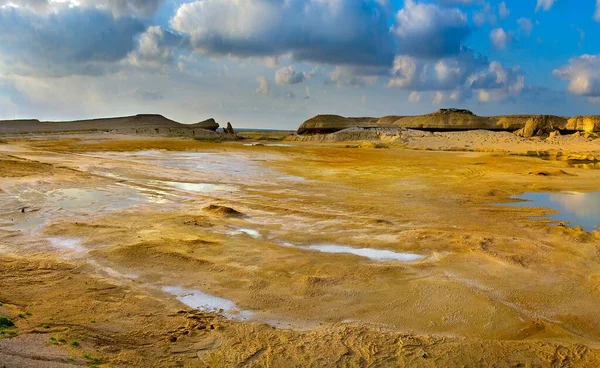 Uitzicht Vallei Regen Oman — Stockfoto