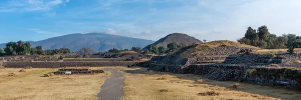 墨西哥特奥蒂瓦坎的古代遗址 — 图库照片