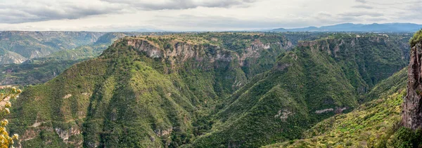 Vista Panoramica Della Riserva Della Biosfera Del Canyon Metztitlan Huasca — Foto Stock