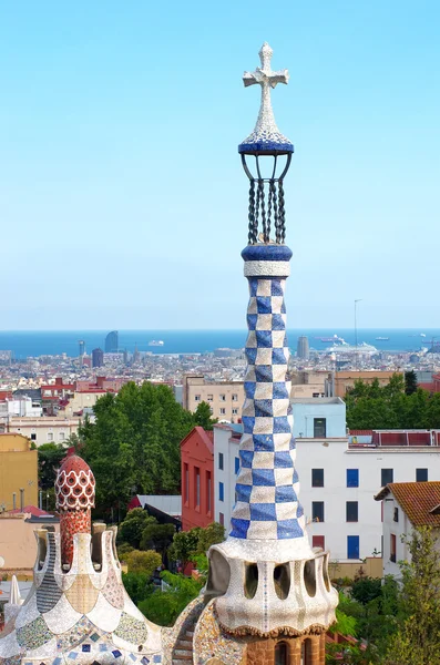 Parque Güell en Barcelona — Foto de Stock