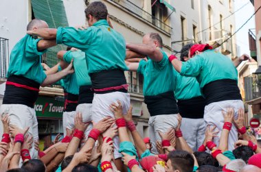 performans Castells, Katalonya, İspanya