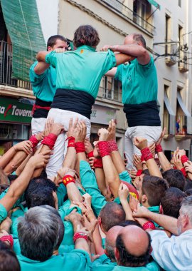 performans Castells, Katalonya, İspanya