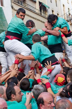 performans Castells, Katalonya, İspanya