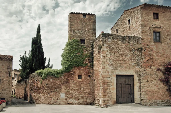 Peratallada em Catalunha, Espanha — Fotografia de Stock