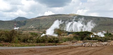 olkaria II jeotermal elektrik santrali Kenya 