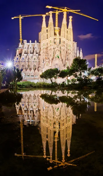 Chiesa Sagrada Familia a Barcellona, Spagna . — Foto Stock