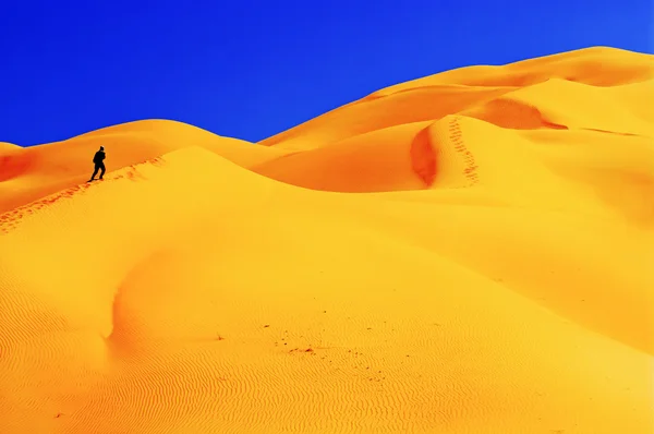 Menschen in der Wüste. — Stockfoto