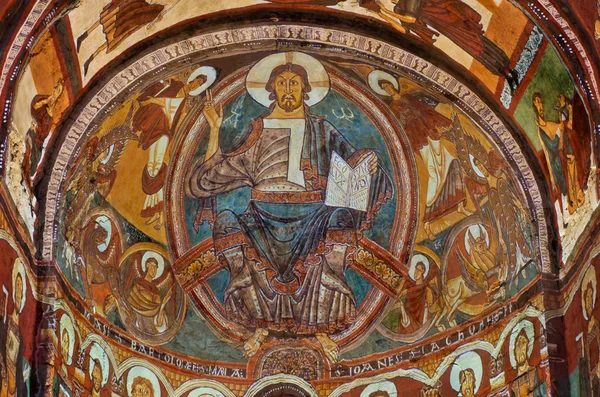 Fresco of Church Sant Climent de Taull — Stock Photo, Image