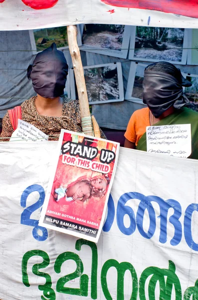 Protest in Indien — Stockfoto