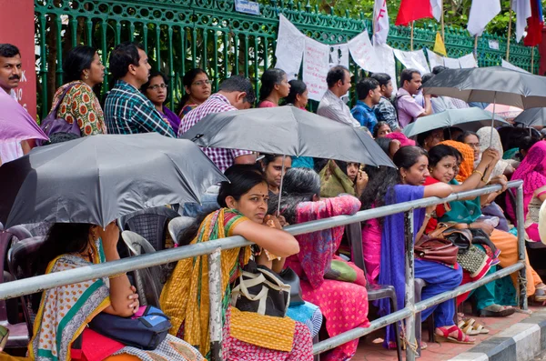 Protest in Indien — Stockfoto