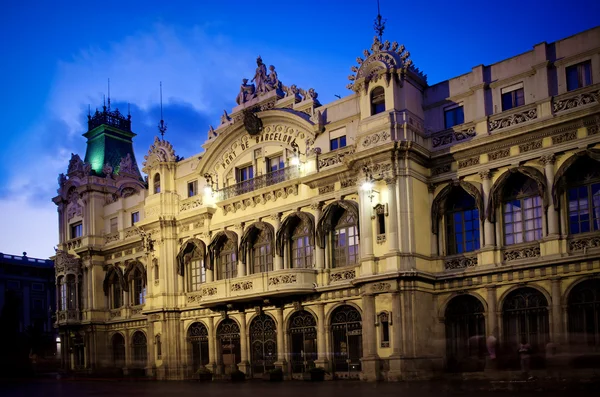 Vybudování přístavu Barcelona, Španělsko — Stock fotografie