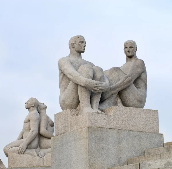 Statues in Vigeland park,  Oslo — Stock Photo, Image