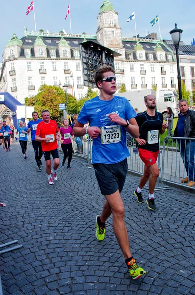 Maraton Oslo, Norwegia — Zdjęcie stockowe