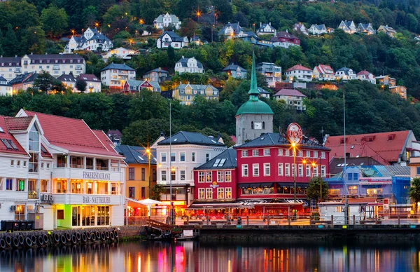 Ulica w Bergen — Zdjęcie stockowe