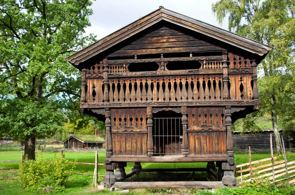 Traditional Norwegian House — Stock Photo, Image