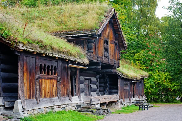 Casa tradicional noruega — Foto de Stock