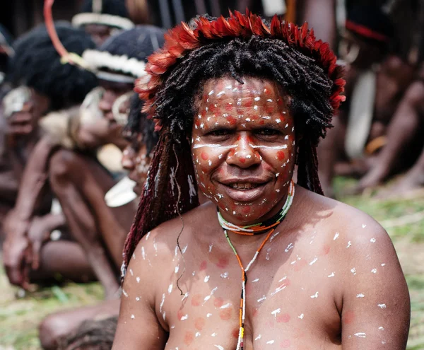 Woman of Papuan tribe — Stock Photo, Image