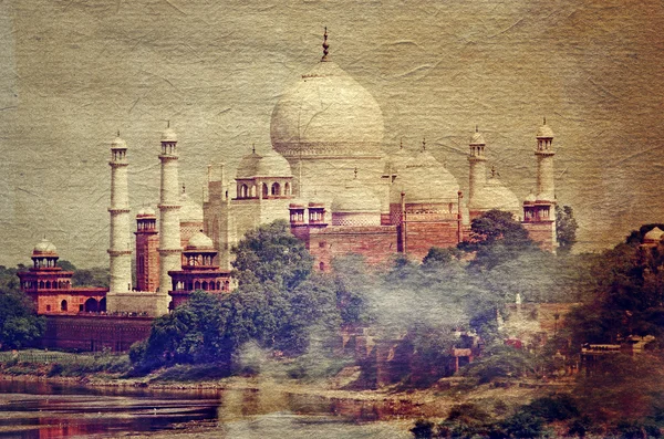 Taj Mahal ad Agra — Foto Stock