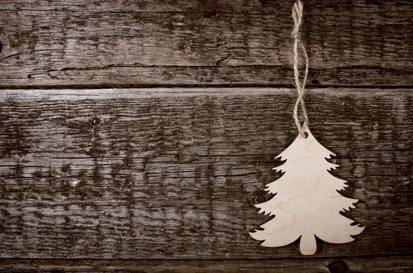 Tarjeta de Navidad con decoraciones — Foto de Stock