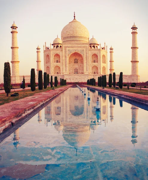 Taj Mahal di Agra, India — Stok Foto