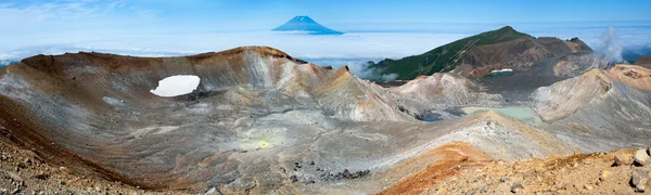 Vulcano Ebeko, Isola di Paramushir, Isole Curili — Foto Stock