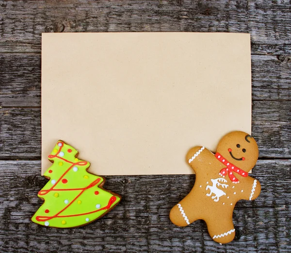 Christmas blank card — Stock Photo, Image