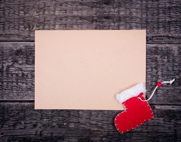 Christmas holiday blank Card — Stock Photo, Image