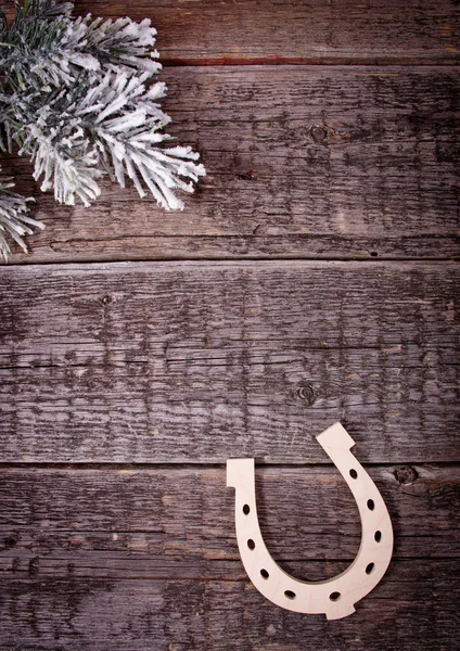 Dekorace vánoční podkovy — Stock fotografie