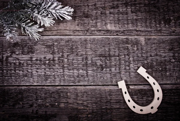 Dekorace vánoční podkovy — Stock fotografie