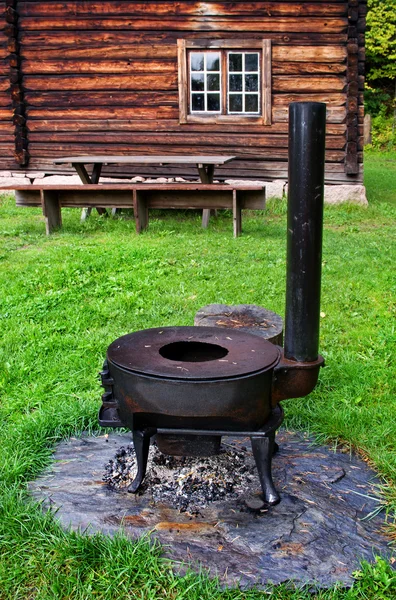 Vintage  Norwegian stove. — Stock Photo, Image