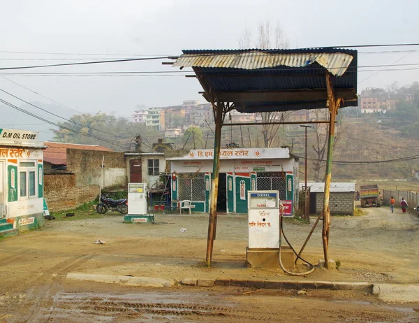 Tankstelle in Kathmandu, Nepal — Stockfoto